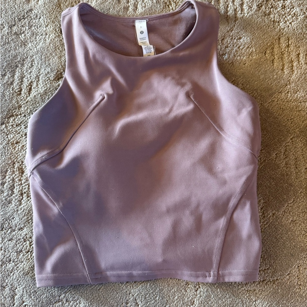 Lululemon tank, built in bra, size 2